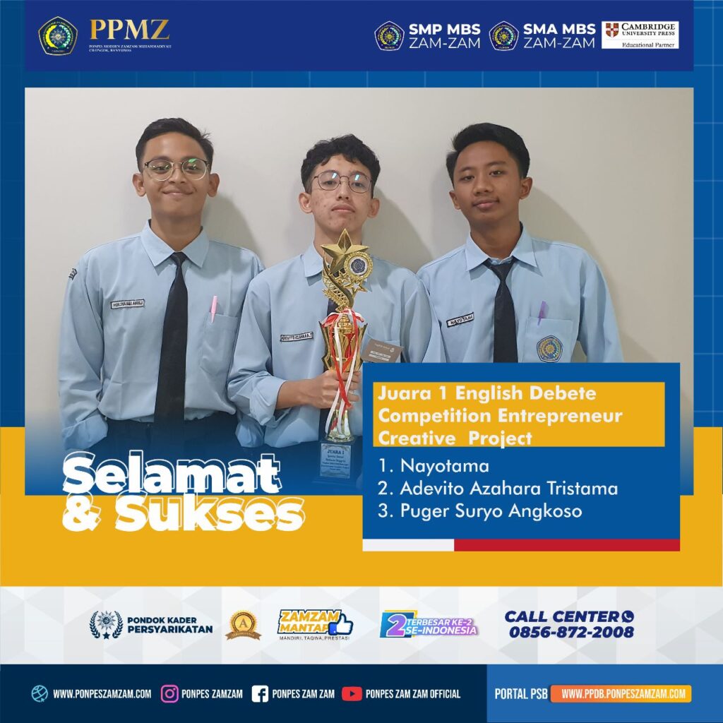MBS ZAM-ZAM BORONG JUARA DEBAT DI AJANG ECP – FEB UMP
