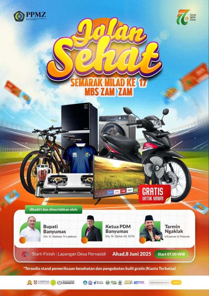 JALAN SEHAT MILAD MBS ZAM-ZAM BERSAMA TARMIN NGAKLAK