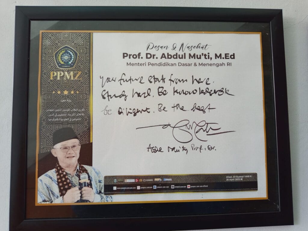 Kata Menteri Dikdasmen tentang MBS Zam-Zam 